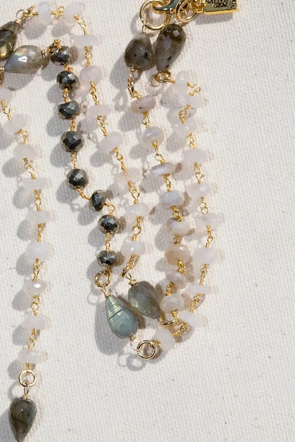 Hazy Gemstone Necklace