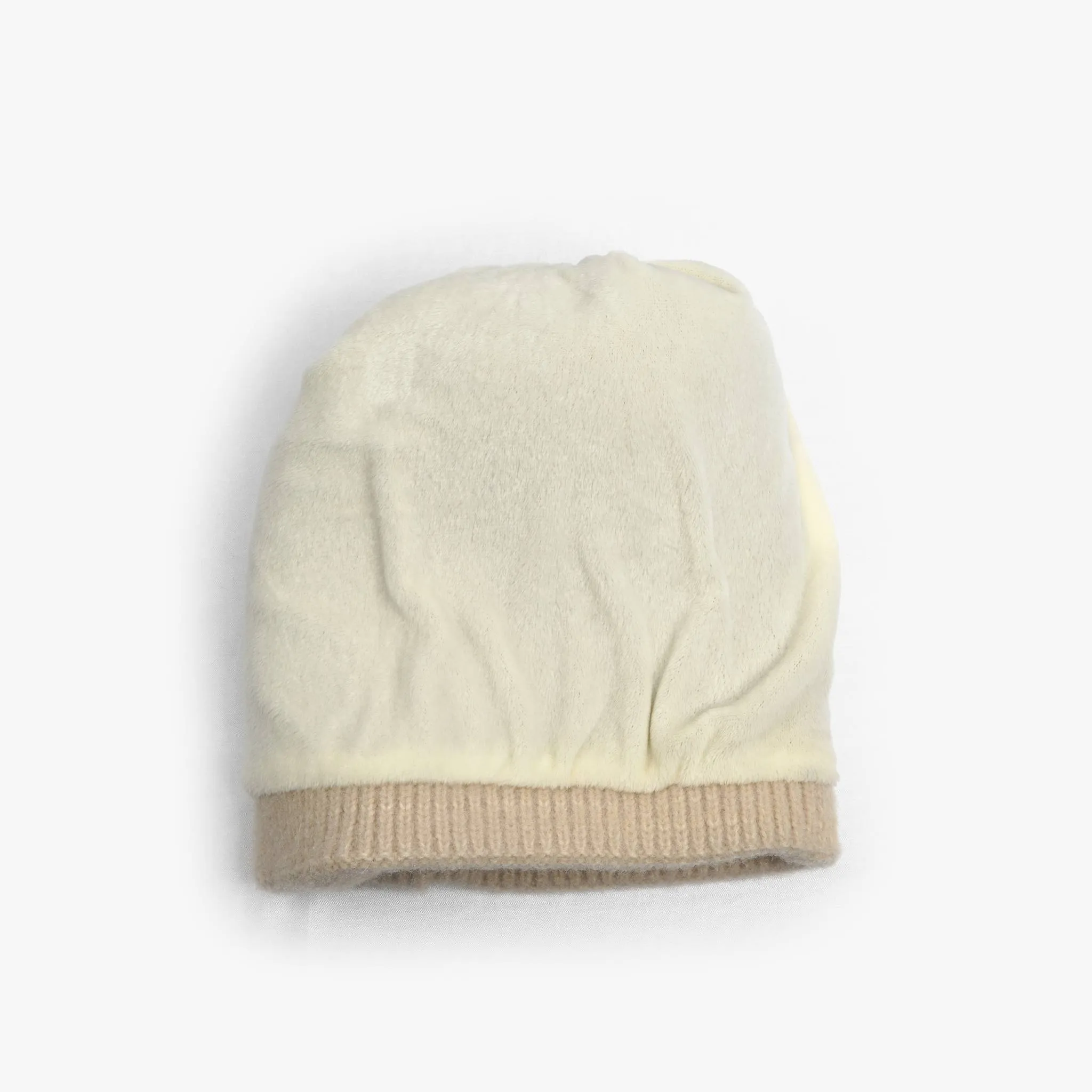 Jody Two Tone Fleece Lined Beanie - Cappucino