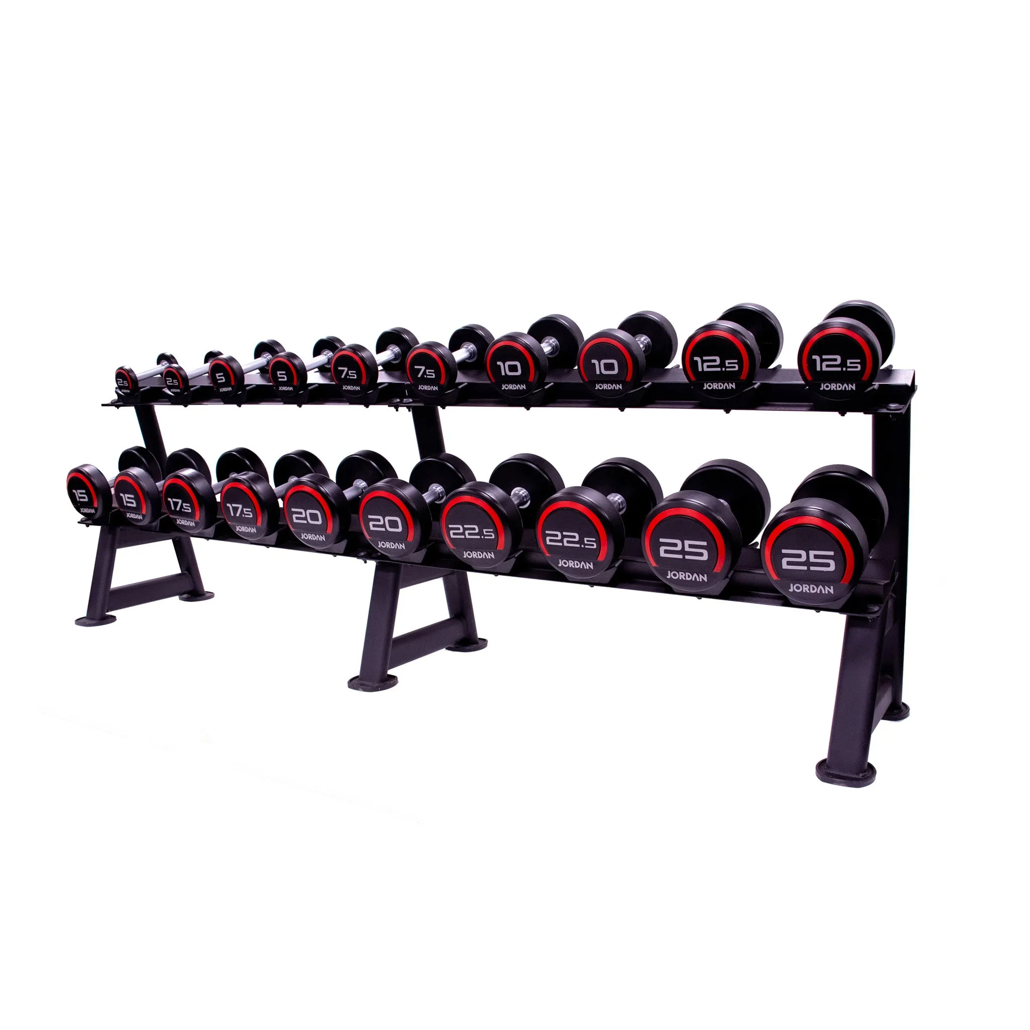 JORDAN 10 Pair Dumbbell Rack (2 tier)