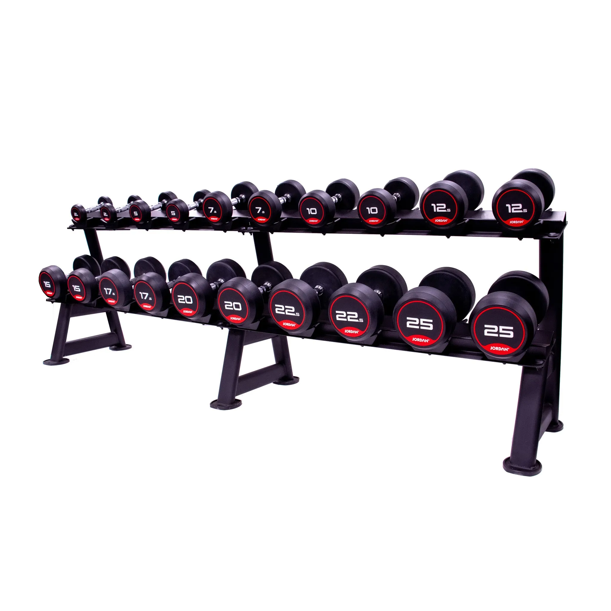 JORDAN 10 Pair Dumbbell Rack (2 tier)