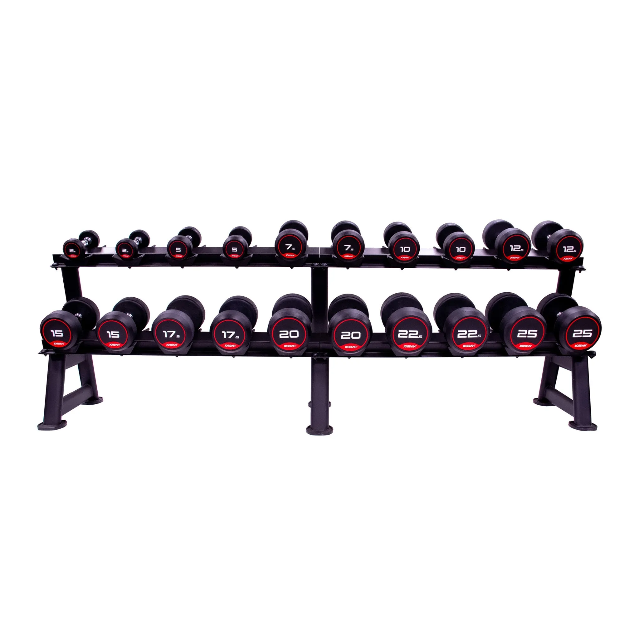 JORDAN 10 Pair Dumbbell Rack (2 tier)