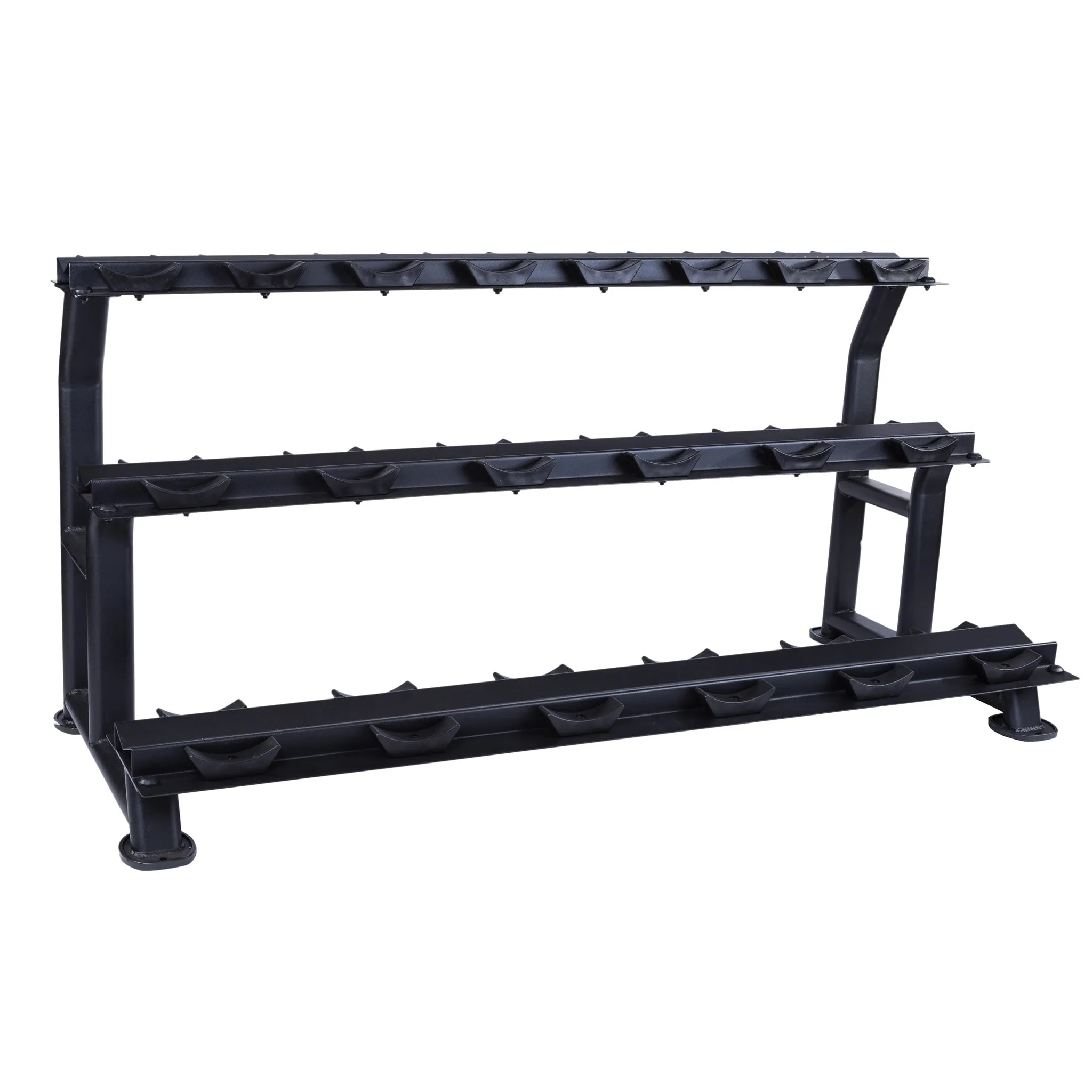 JORDAN 10 Pair Dumbbell Rack (3 tier)