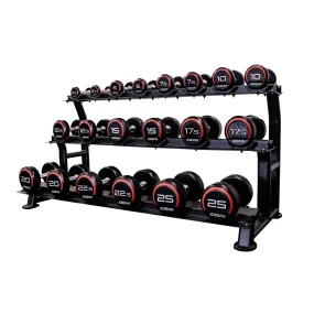 JORDAN 10 Pair Dumbbell Rack (3 tier)