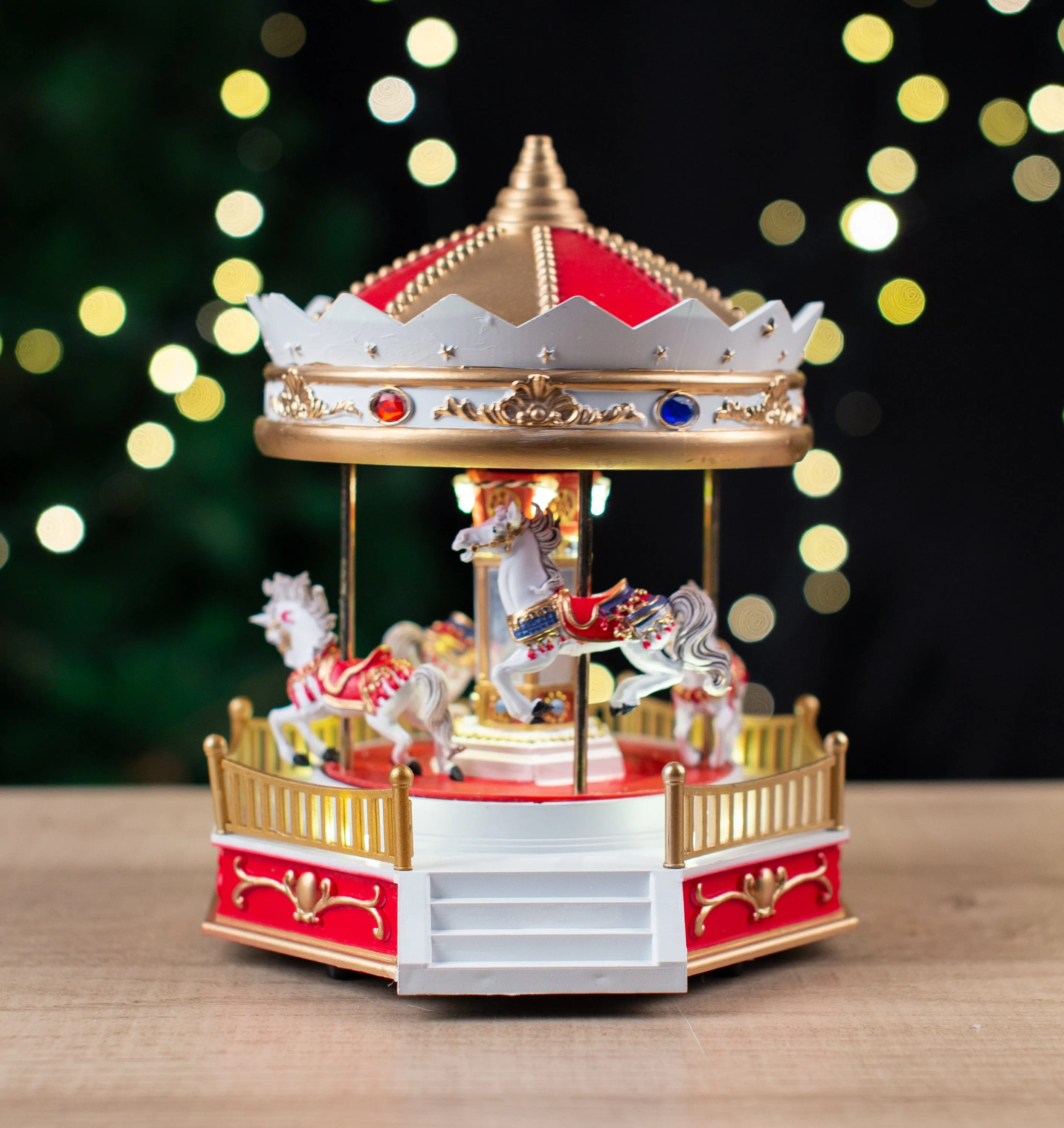 LED Musical Merry-Go-Round