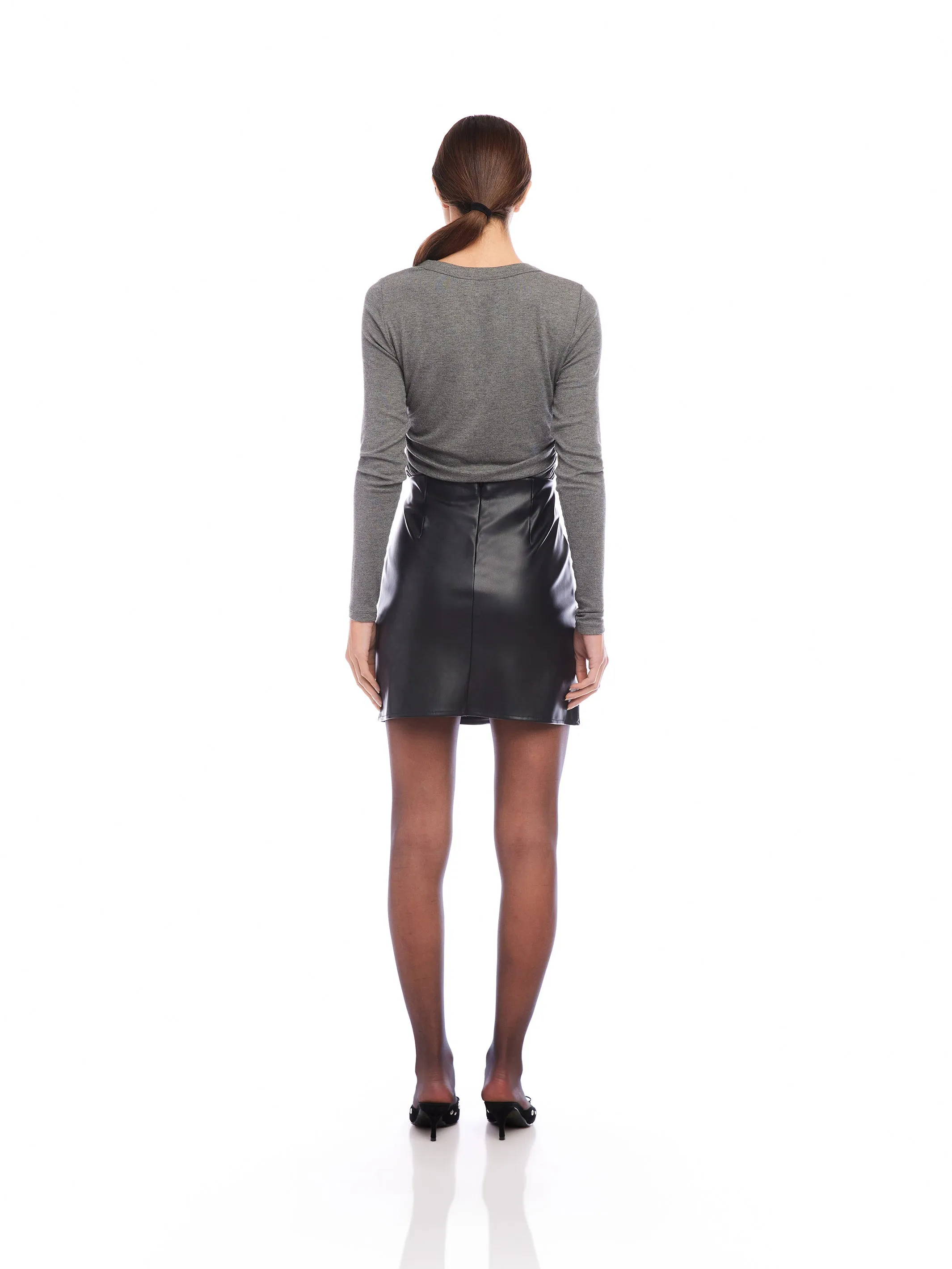 Macy Faux Leather Mini Skirt