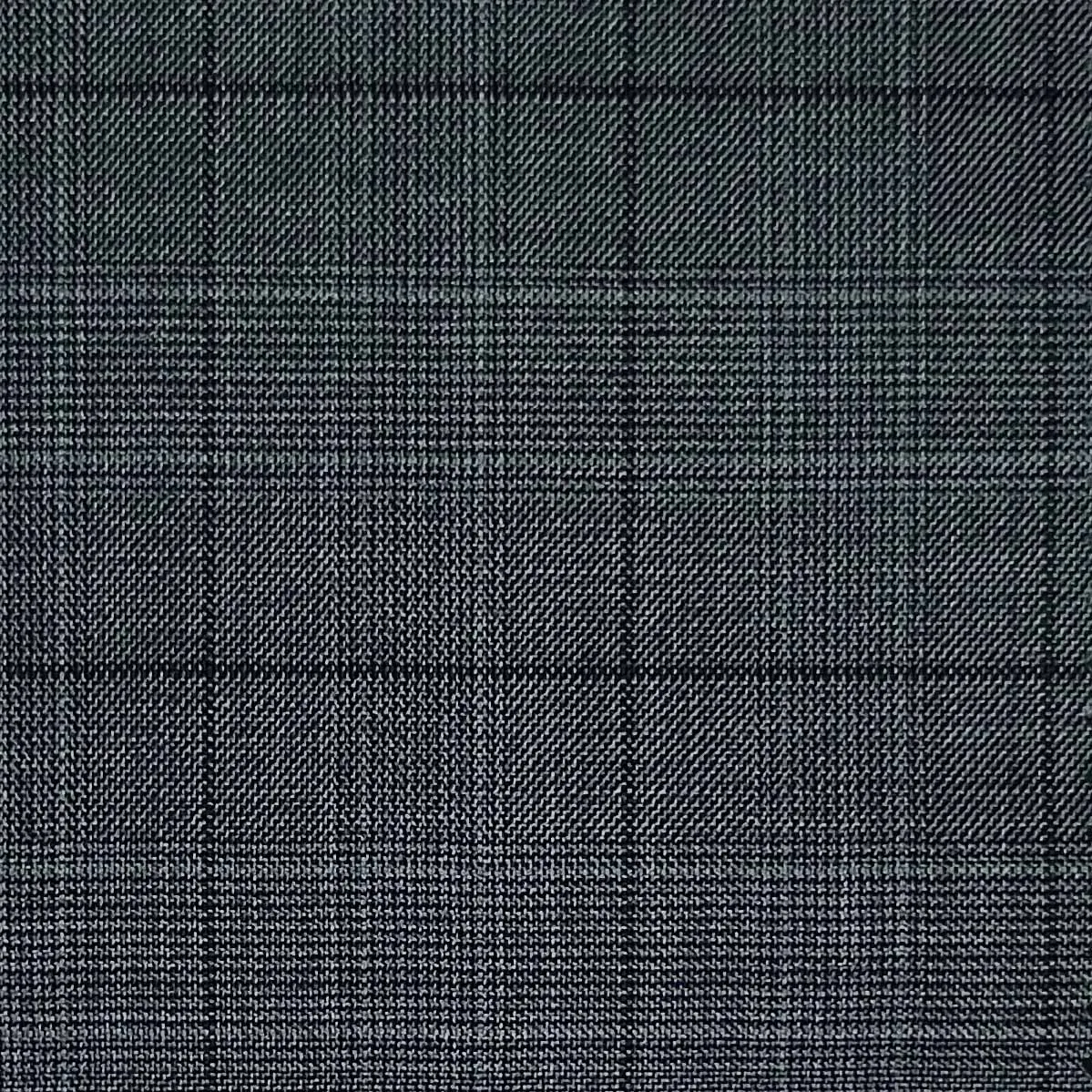 Medium Grey With Black Windowpane