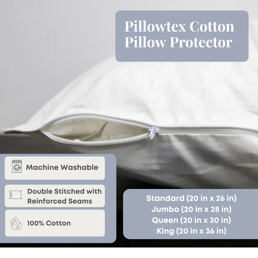 Pillowtex Cotton Pillow Protector