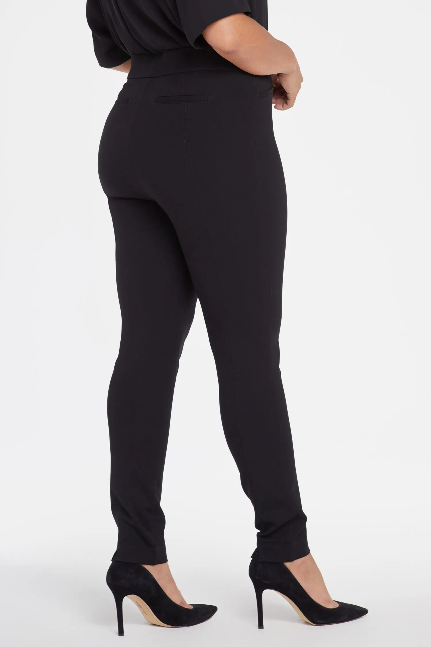 Pull-On Legging Pants In Plus Size - Black