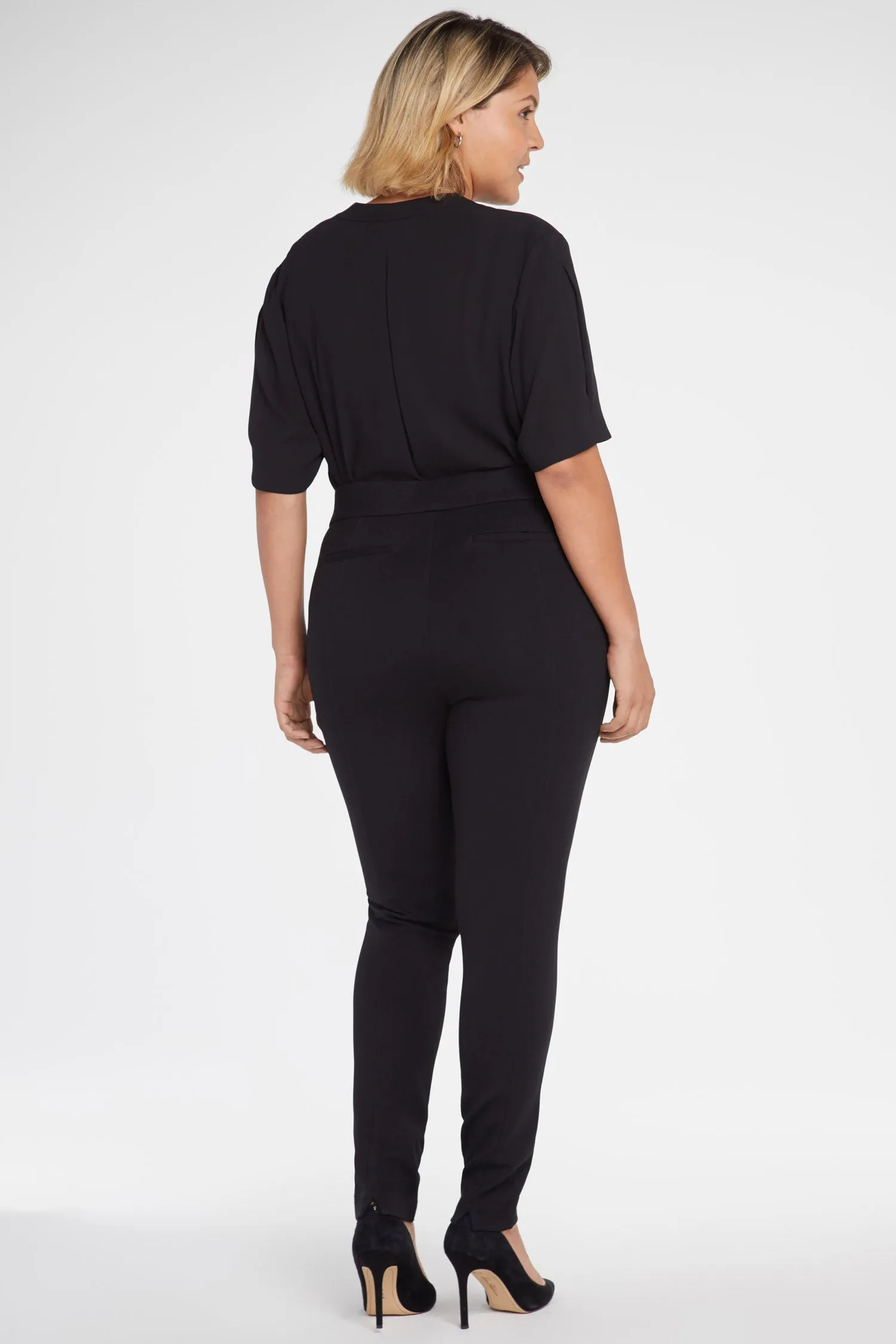 Pull-On Legging Pants In Plus Size - Black