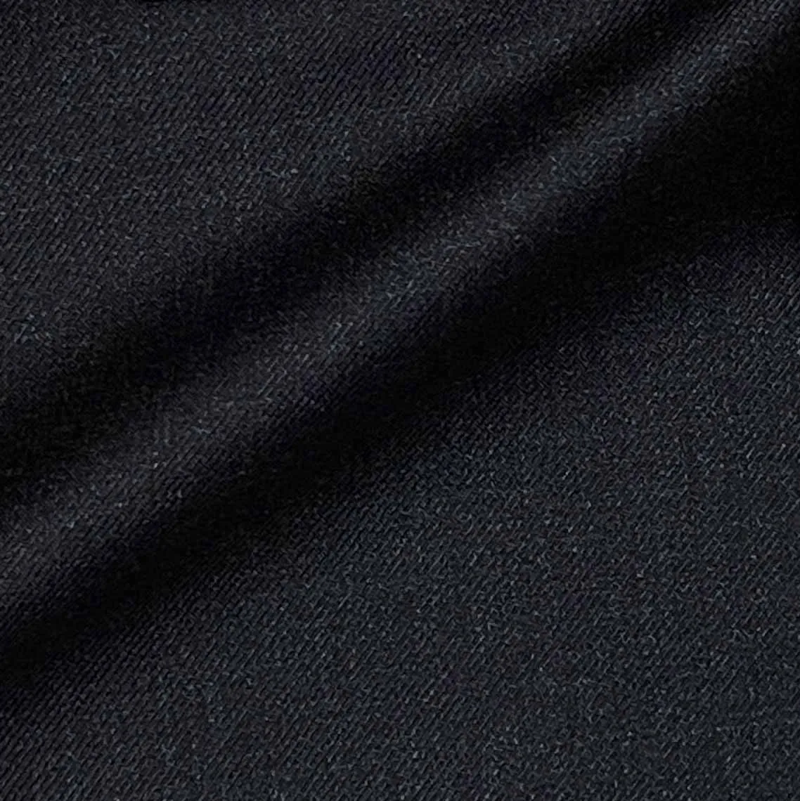 REDA (Super 130's) - Made In Italy - Charcoal Grey Plain Weave