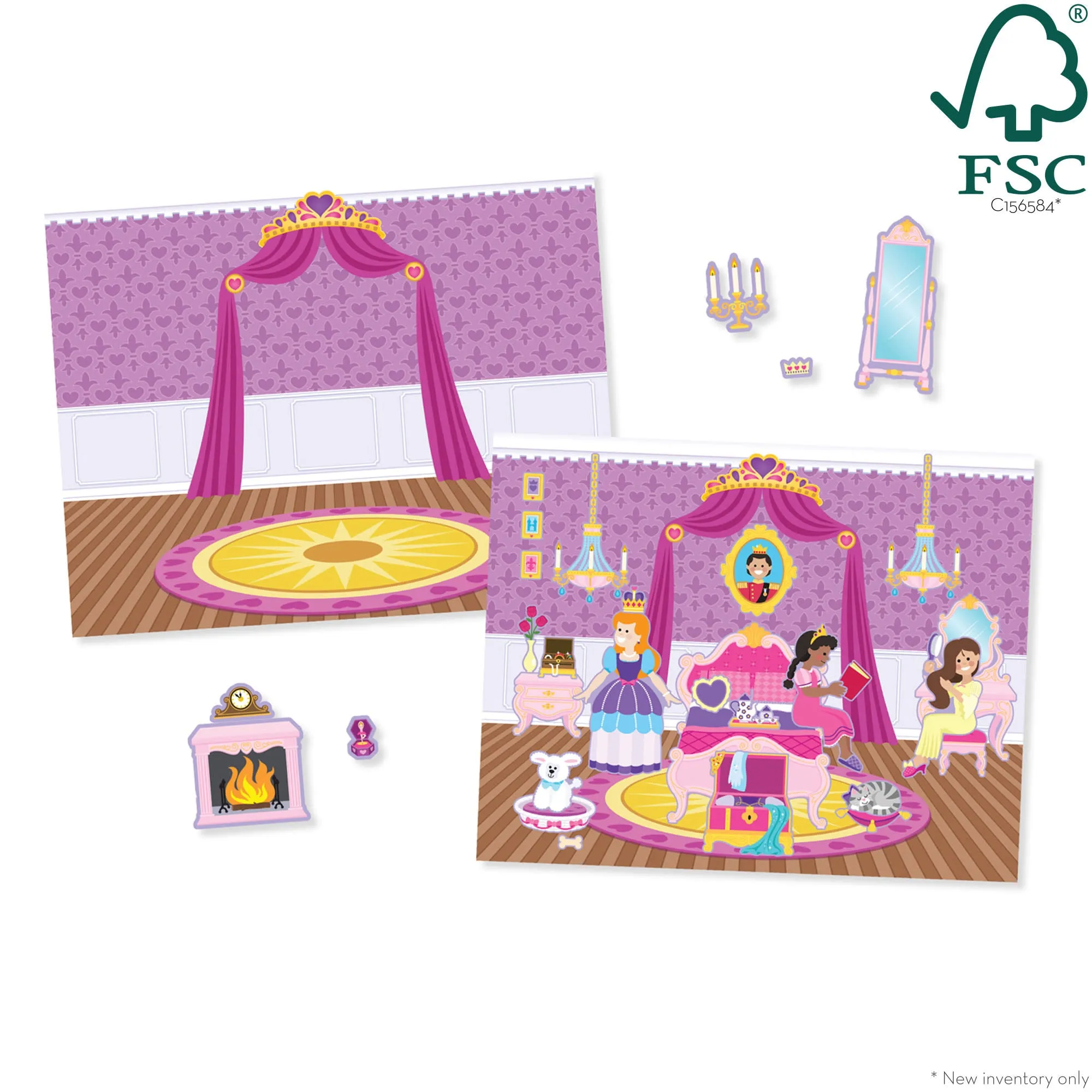 Reusable Sticker Pad - Princess Castle