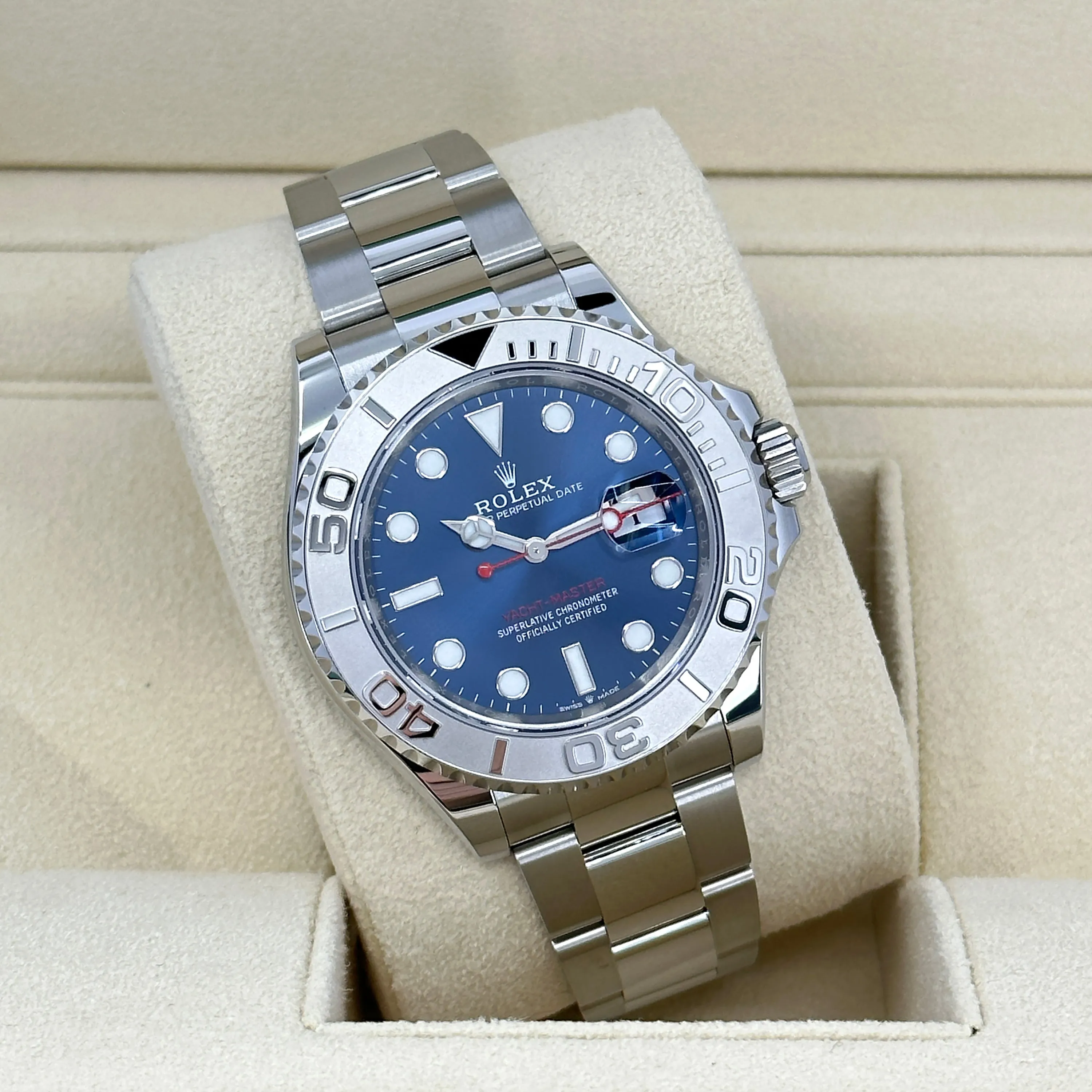 Rolex Yacht-Master 40, Oystersteel and platinum, 40mm, Ref# 126622-0002