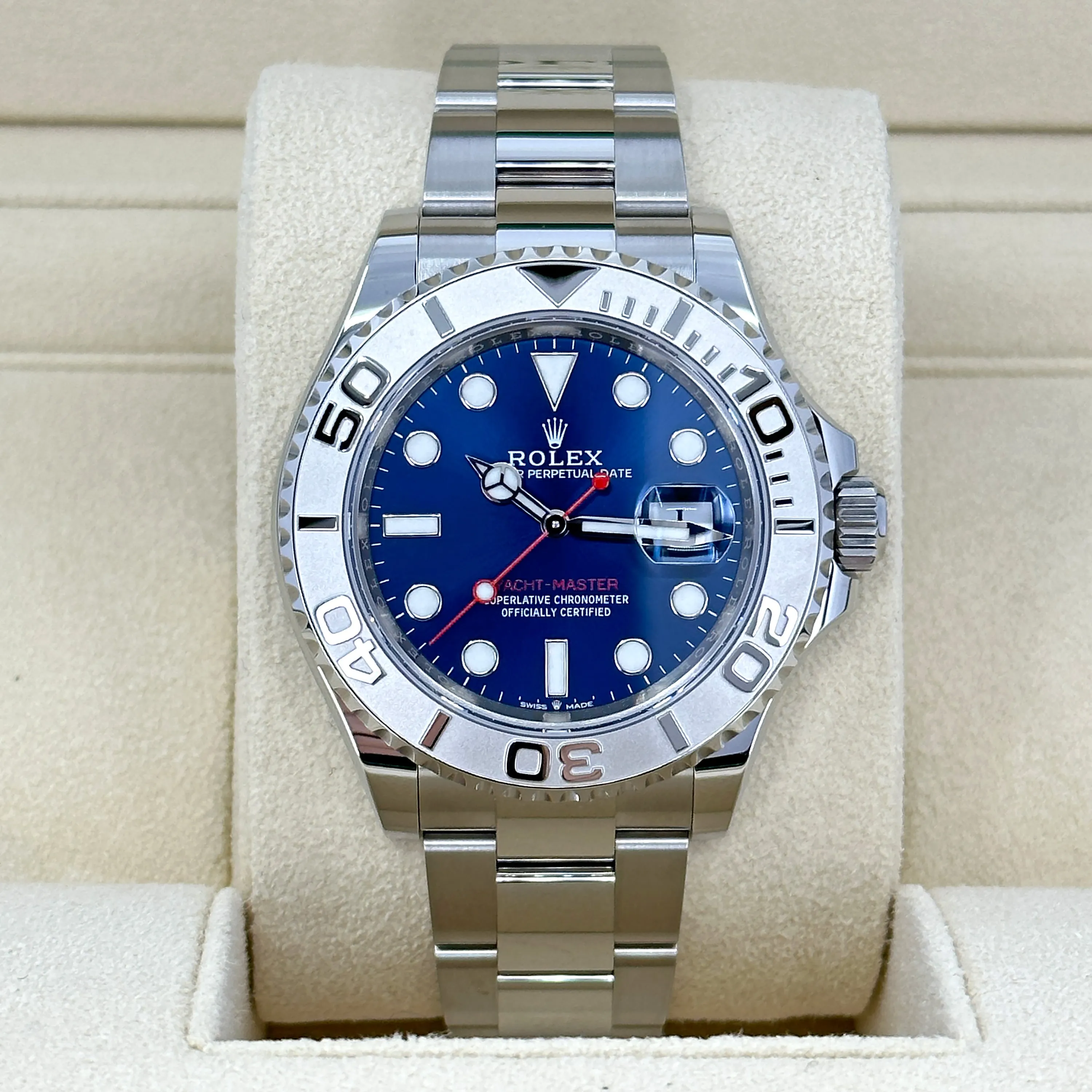 Rolex Yacht-Master 40, Oystersteel and platinum, 40mm, Ref# 126622-0002