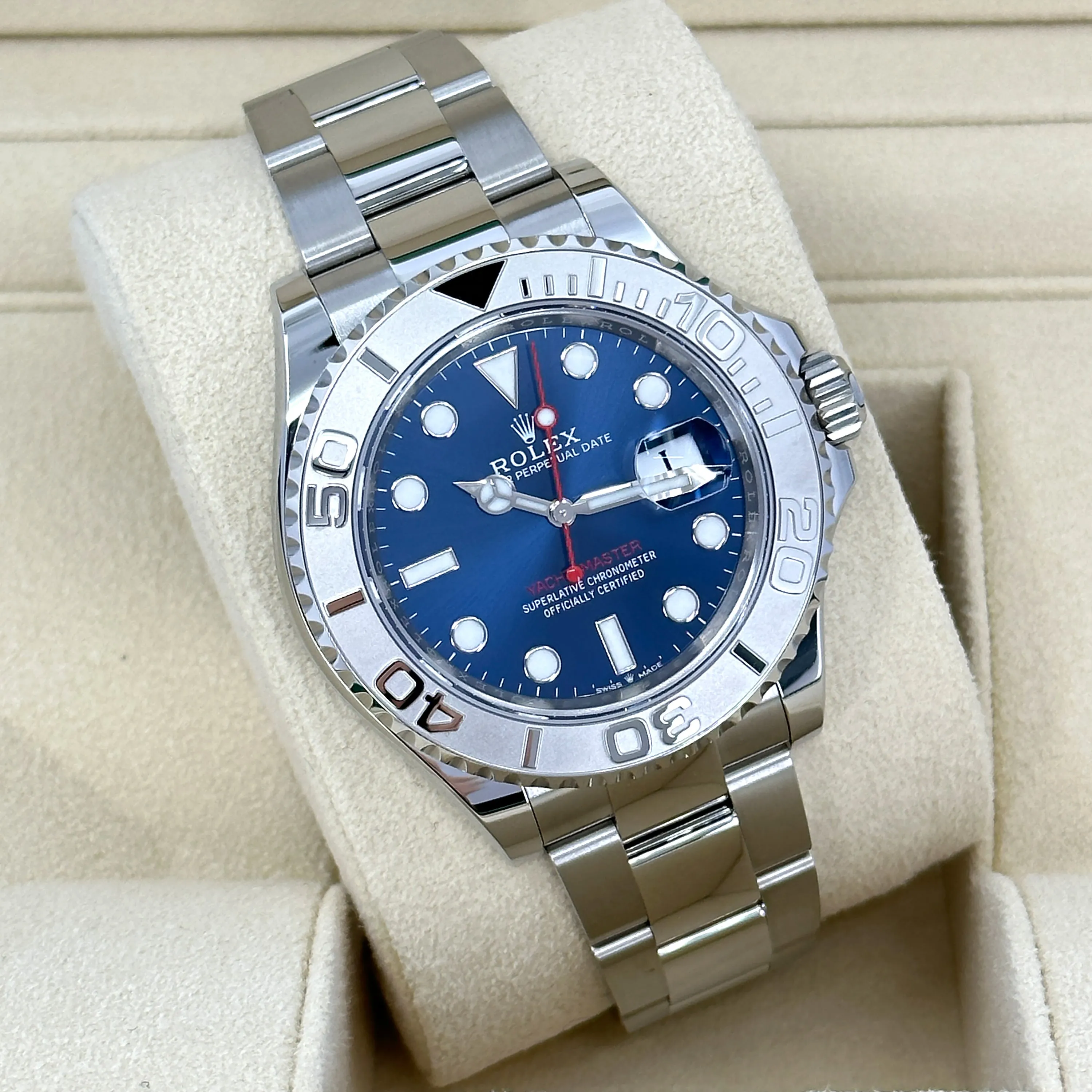 Rolex Yacht-Master 40, Oystersteel and platinum, 40mm, Ref# 126622-0002