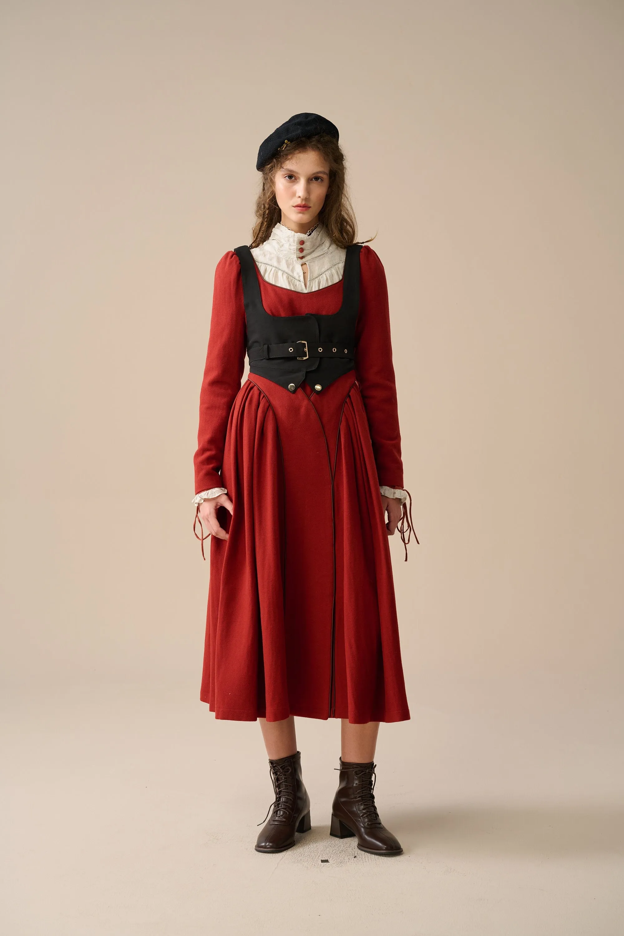 Rosalind 19 | Vintage victorian wool dress