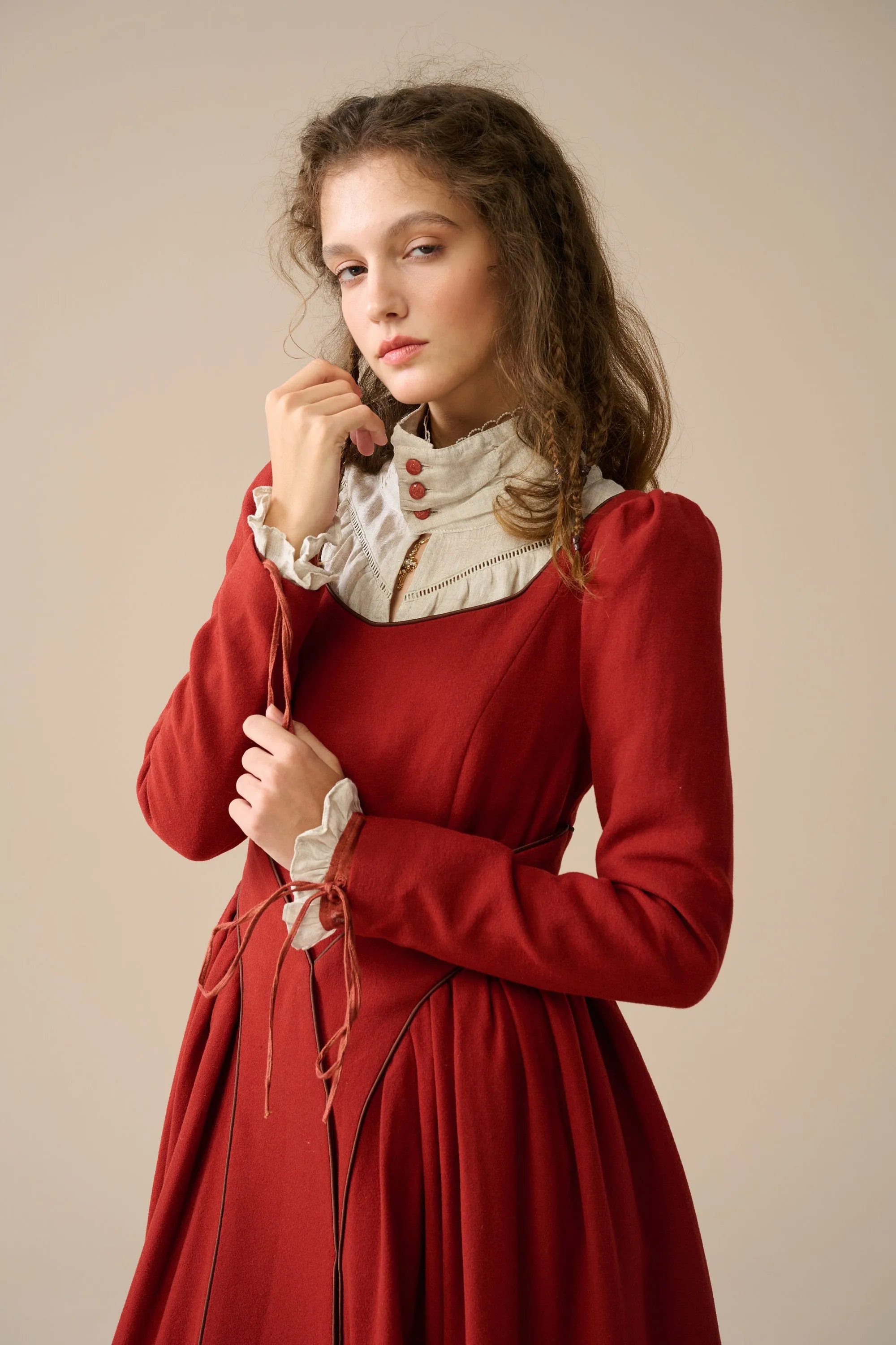 Rosalind 19 | Vintage victorian wool dress