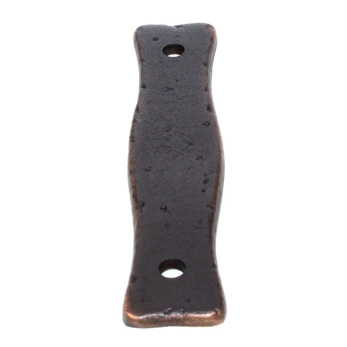 Schaub Kelmscott Manor 3 3/4 (96mm) Ctr Rustic Pull Backplate Antique Bronze 824-AZ