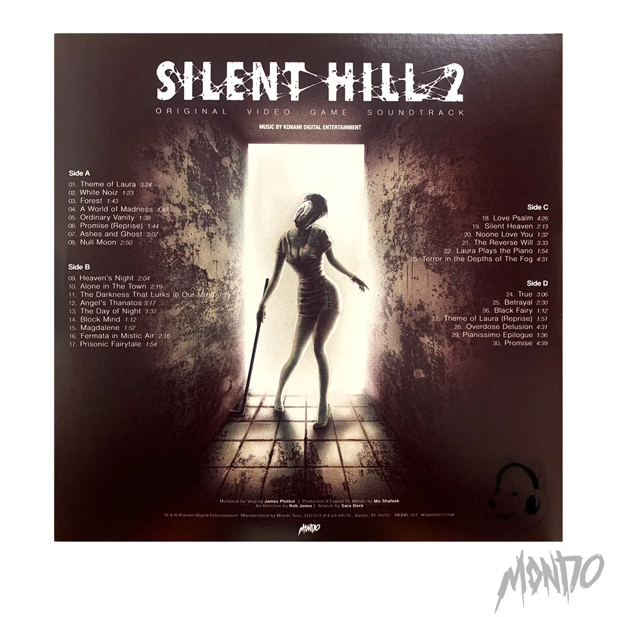 Silent Hill 2 Original Video Game Soundtrack 2XLP