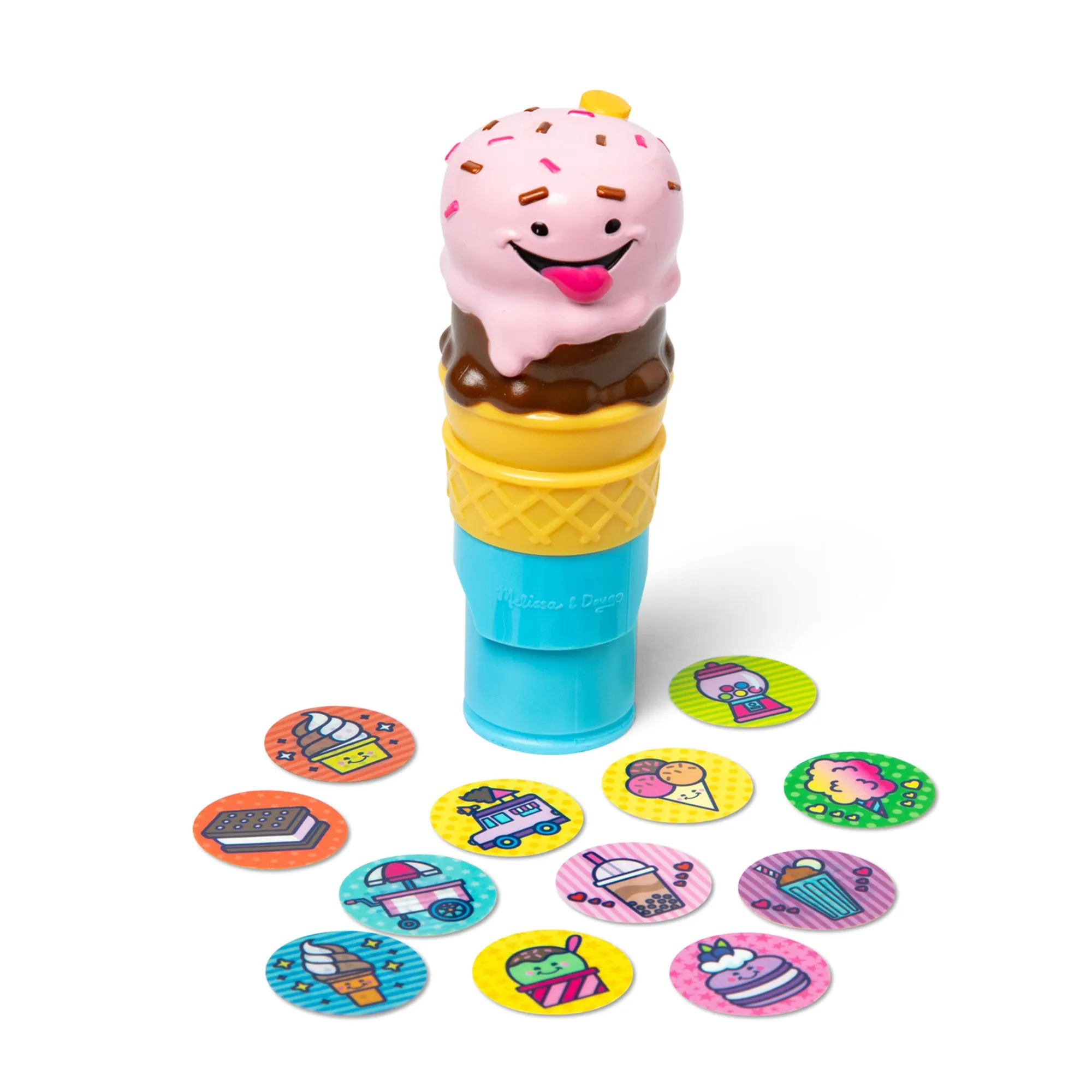 Sticker WOW!™ Ice Cream Bundle: Activity Pad & Sticker Stamper   Mini Activity Pad and 200 Refill Stickers