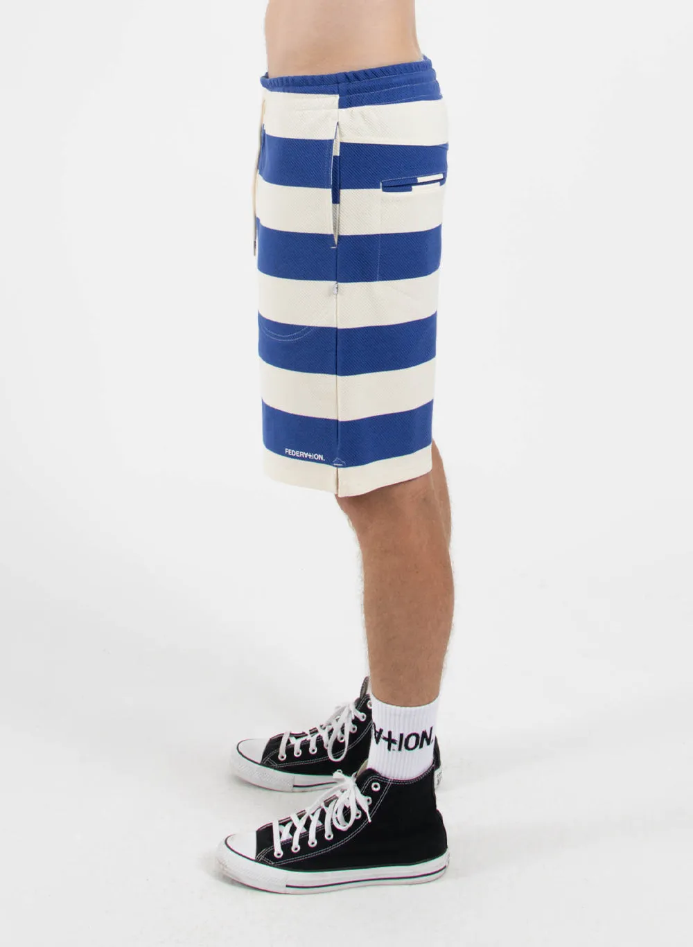 Striped Track Short - Tiny