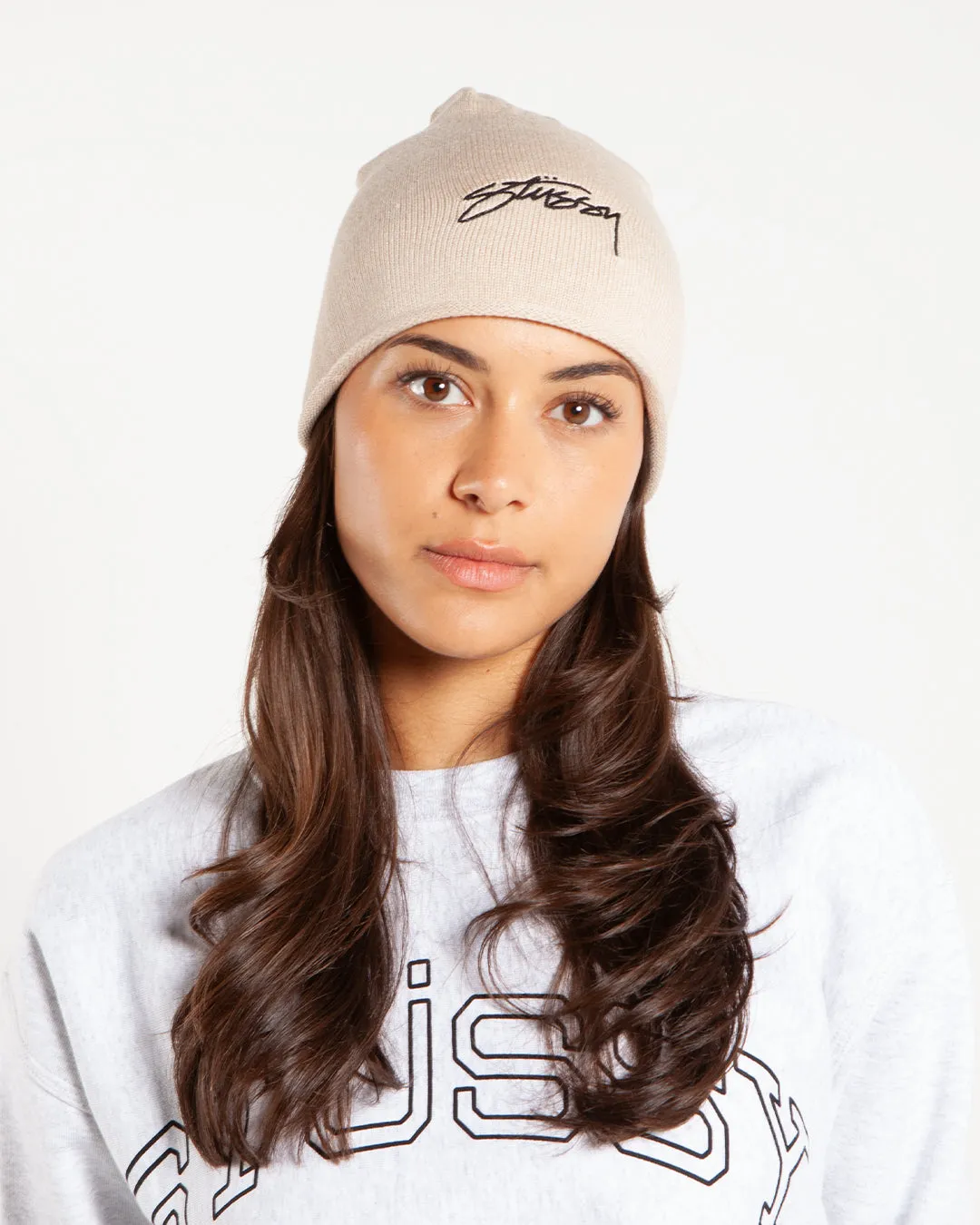 Stüssy Skullcap Rolled Edge Bone