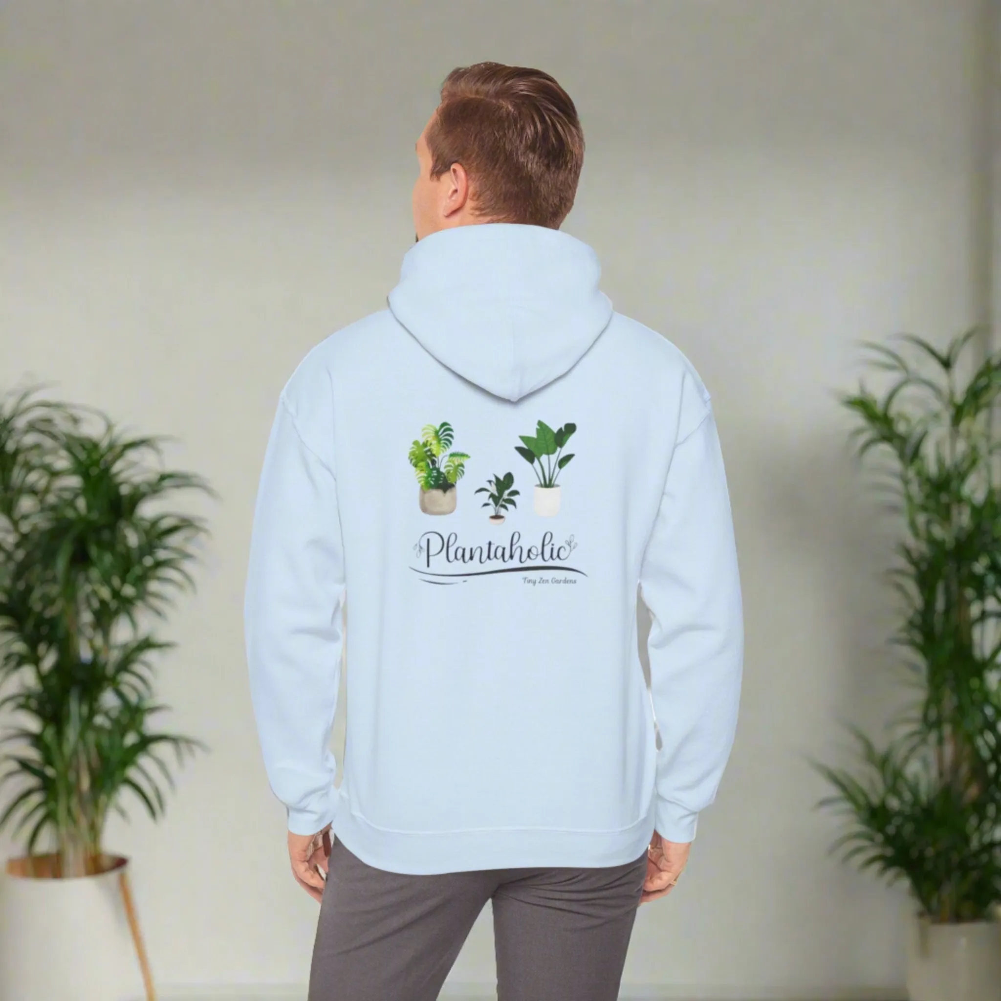 Unisex Heavy Blend Hooded Sweatshirt | Plantaholic | Tiny Zen Gardens