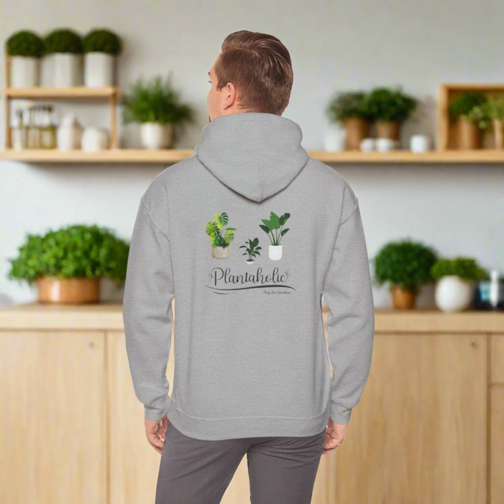 Unisex Heavy Blend Hooded Sweatshirt | Plantaholic | Tiny Zen Gardens