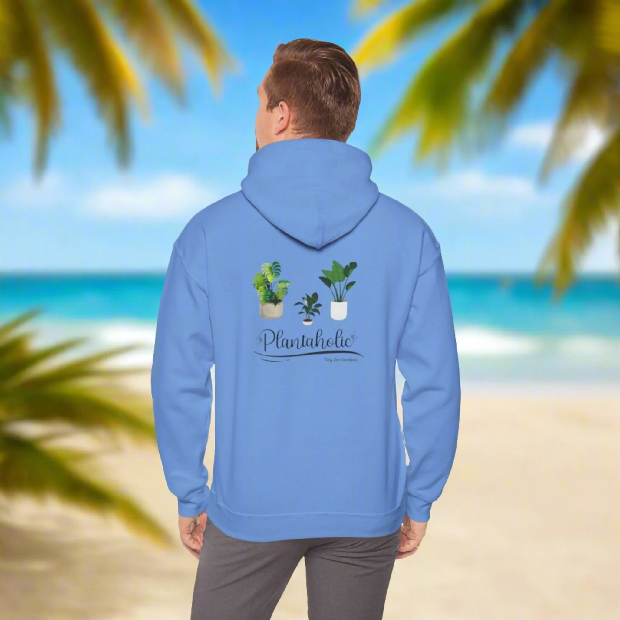 Unisex Heavy Blend Hooded Sweatshirt | Plantaholic | Tiny Zen Gardens