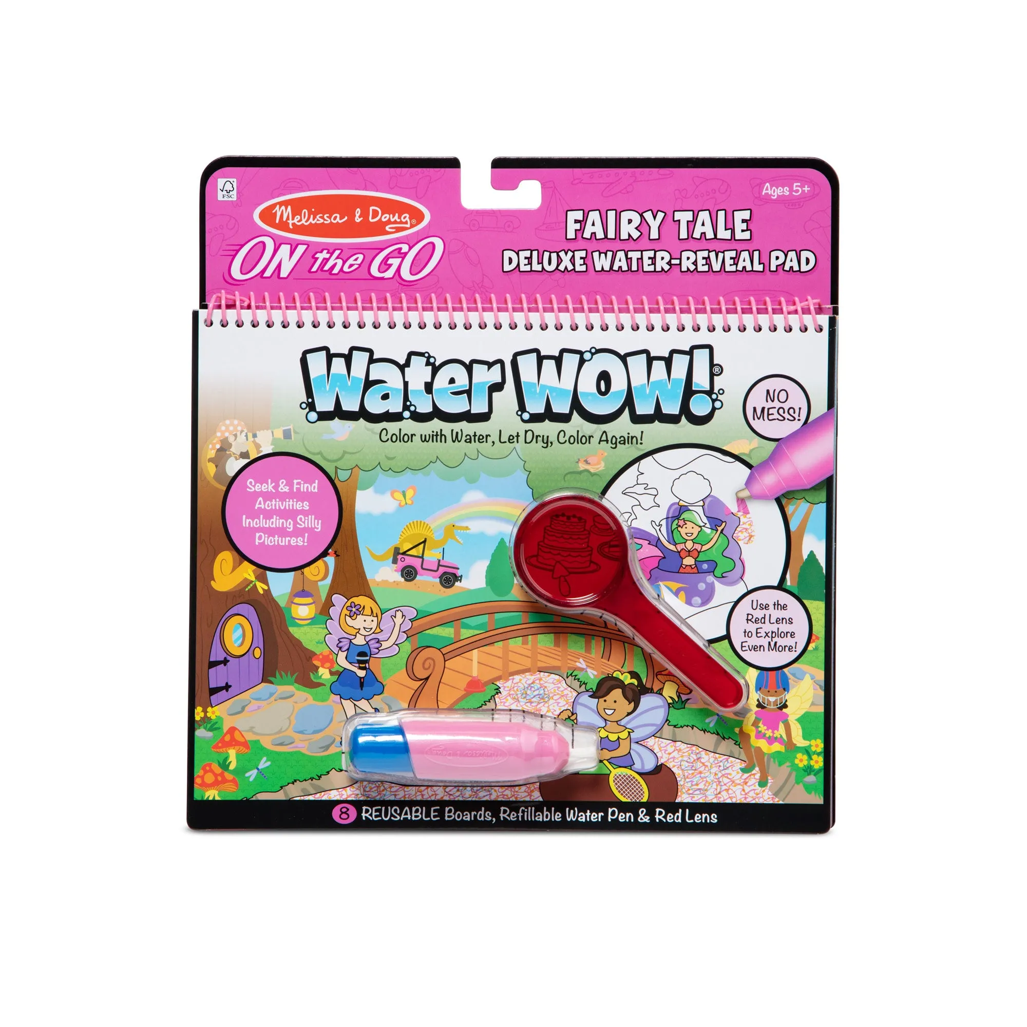 Water Wow! Fairy Tale Deluxe Water-Reveal Pad – On the Go Travel Activity