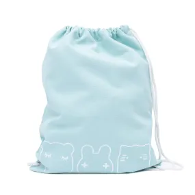 We Might Be Tiny Drawstring Bag - Sage