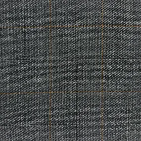 Westwood Hart Charcoal Grey Brown Windowpane Bamboo Suit