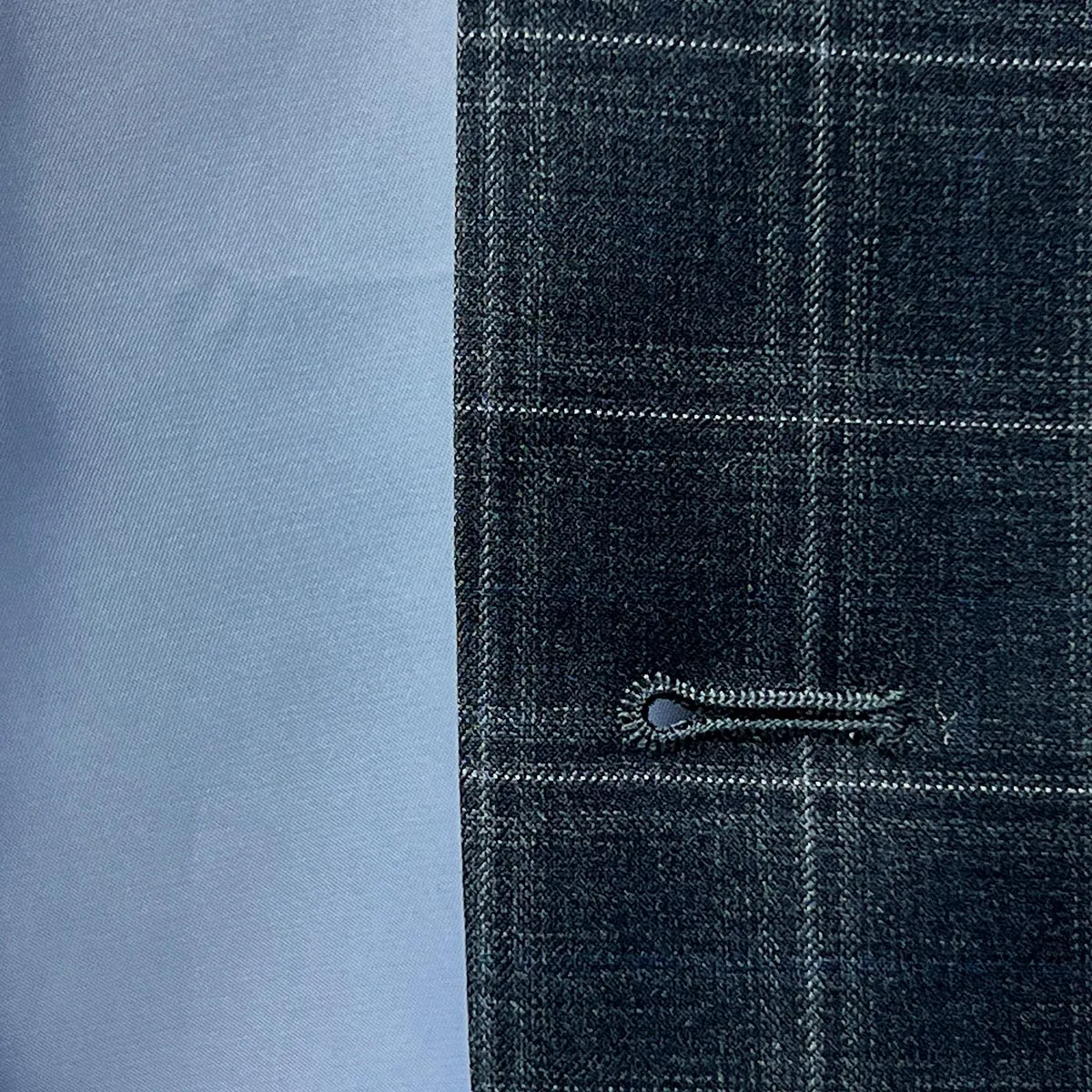 Westwood Hart Grey Plaid Windowpane Suit