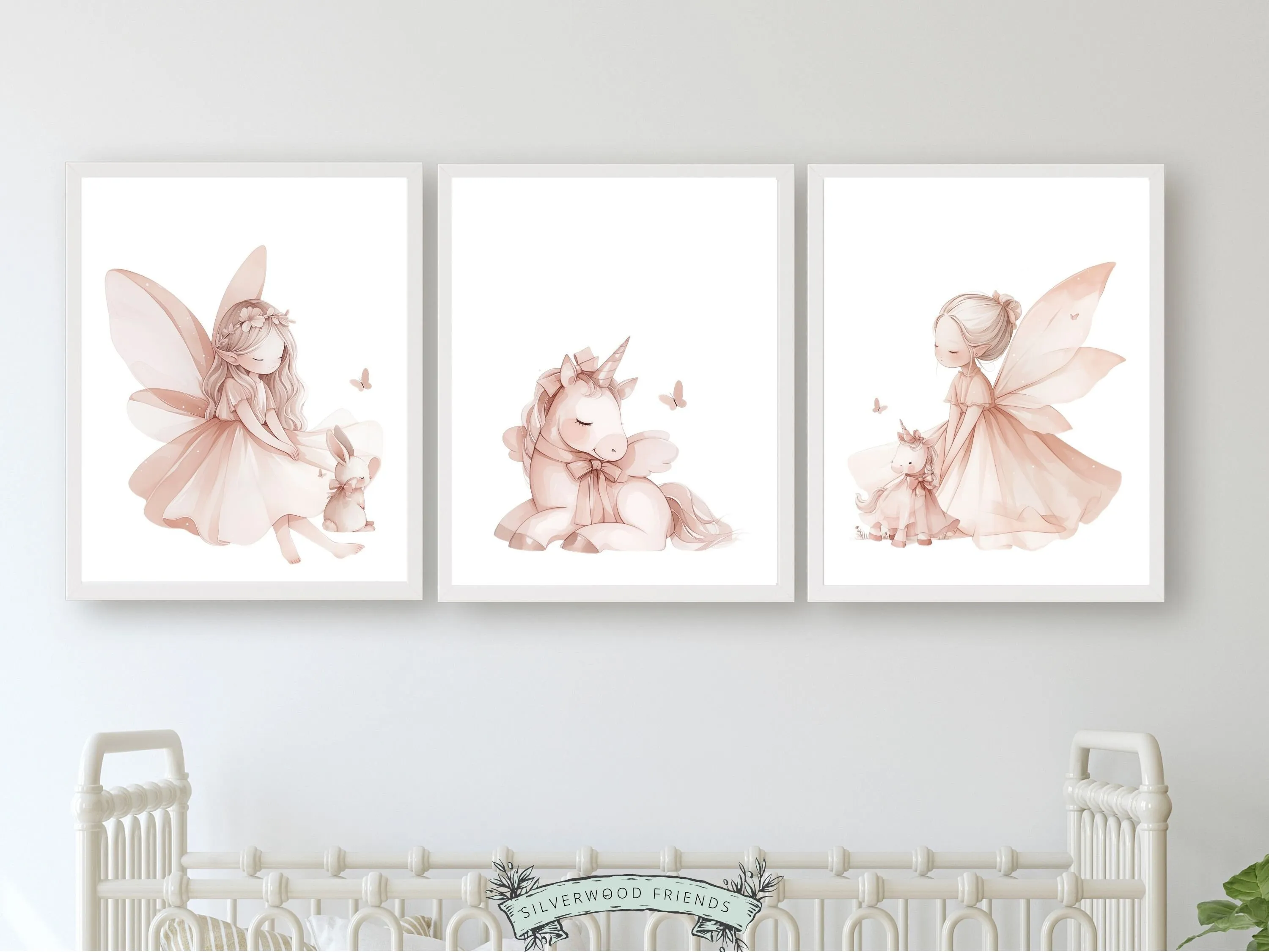 Whimsical Fairytale Nursery Prints - Set of 3